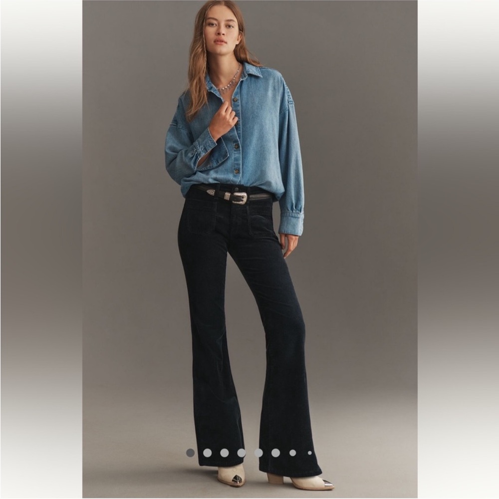 NWT The Icon Corduroy Flare Jeans by Pilcro: Mid-Rise Edition